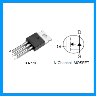 N-channel TO-220 packaged MOS tube