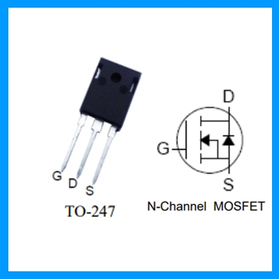 N-channel TO-247 packaged MOS tube